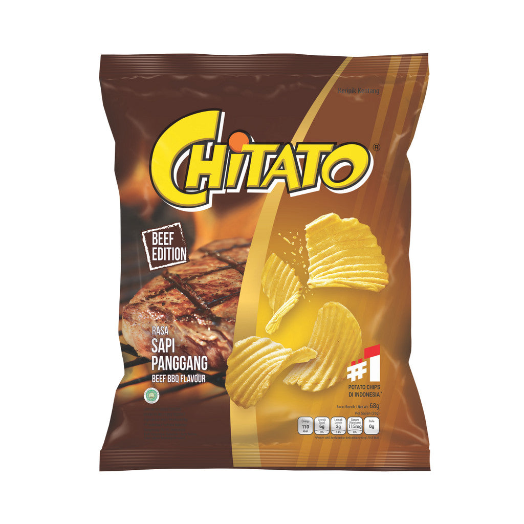 Chitato Keripik Kentang Rasa Sapi Panggang 65gr x 3 pcs