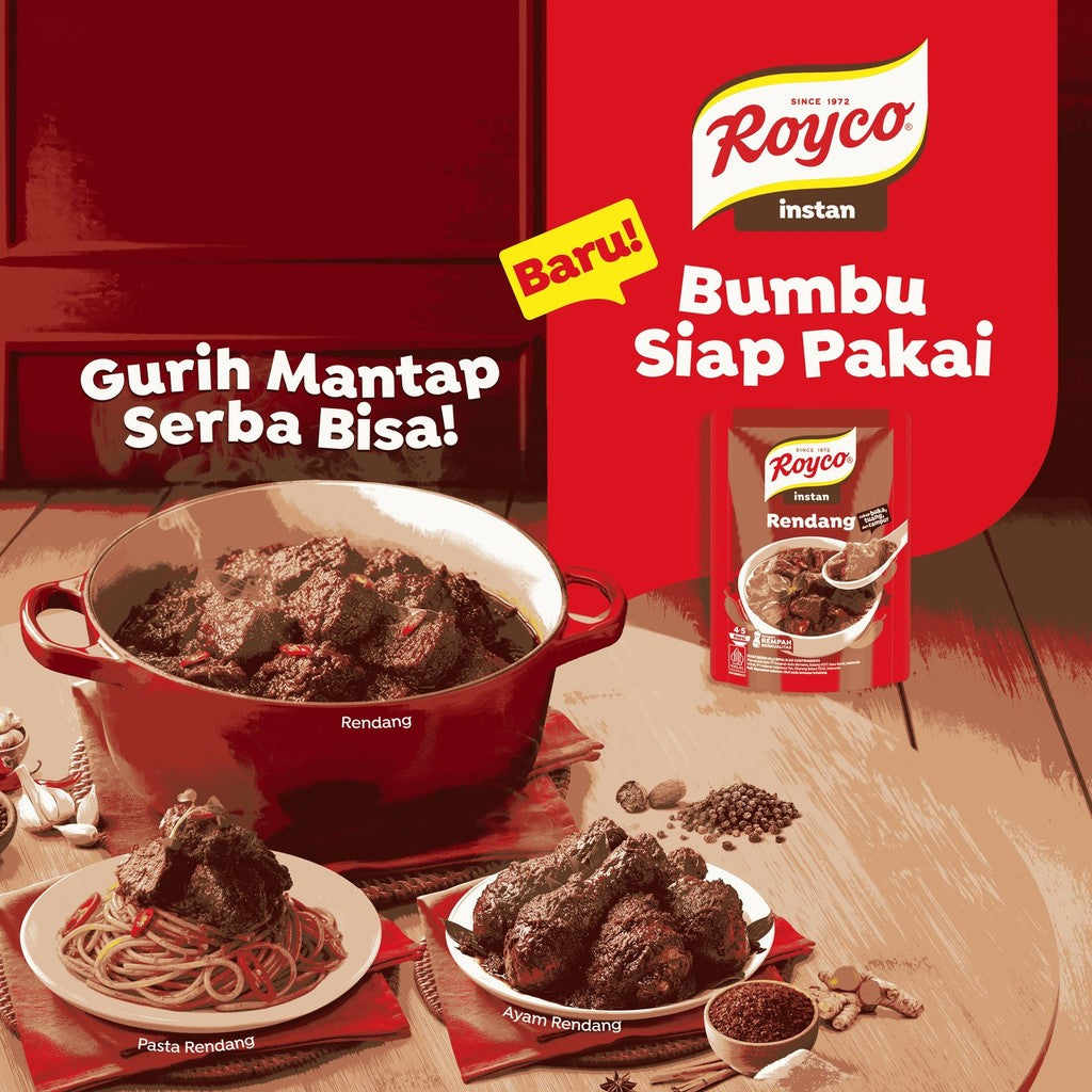 ROYCO BUMBU SIAP PAKAI RENDANG 4X45 G