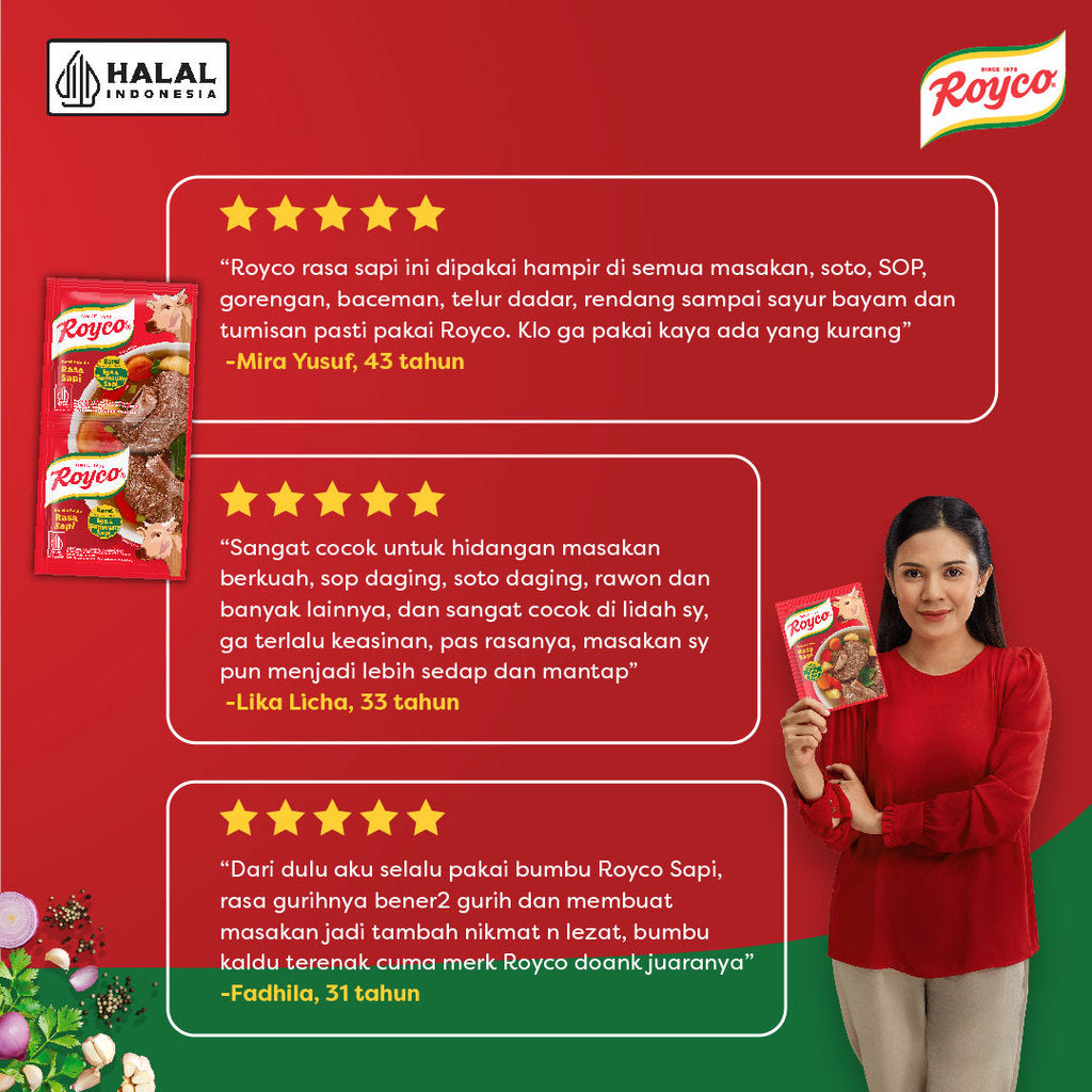 Royco Penyedap Bumbu Kaldu Sapi 94G x2