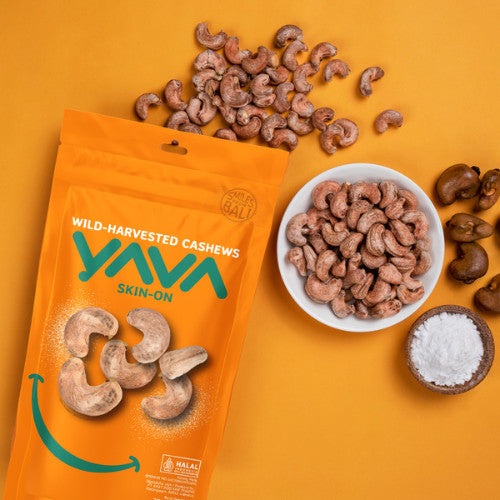 YAVA Cashew Skin On 75g x 2 pcs
