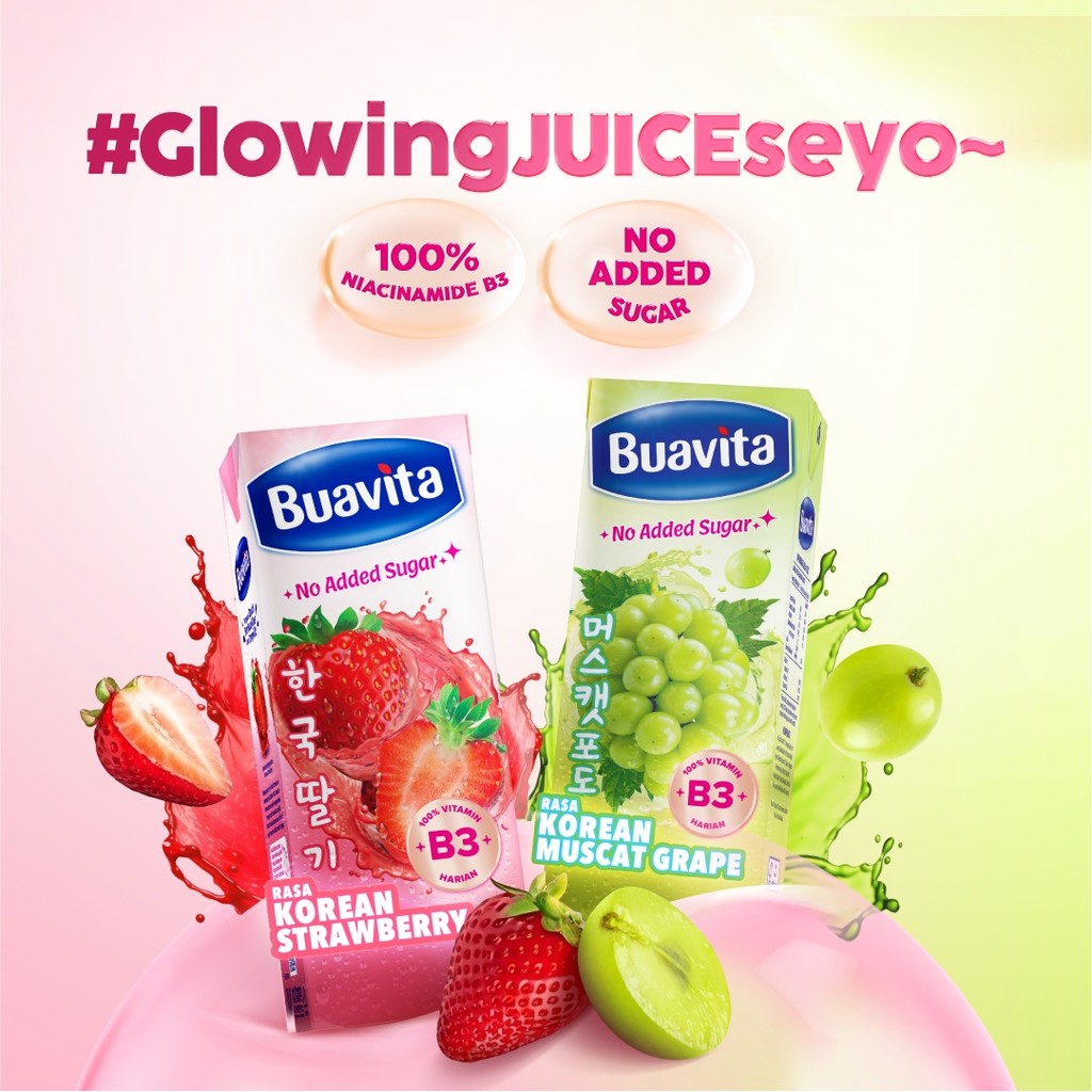BUAVITA KOREAN STRAWBERRY 245ML x6