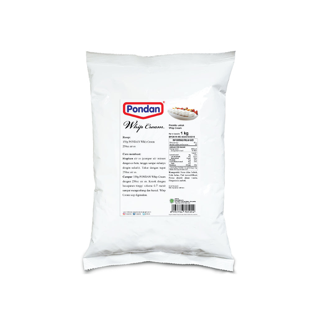 Pondan Whip Cream 4 x 1kg