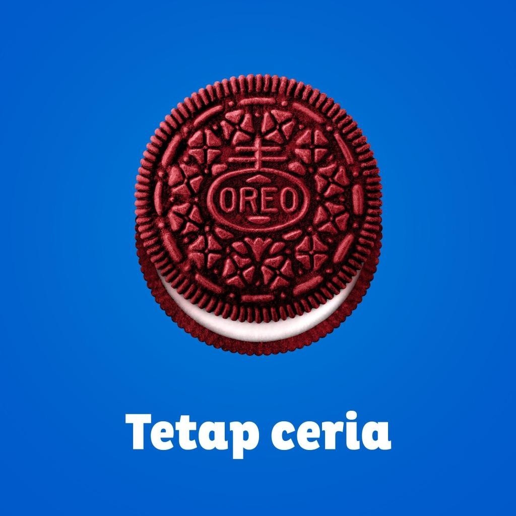 Oreo Red Velvet 119.1gr - Twin Pack - Biskuat Cemilan Manis Anak dan Keluarga