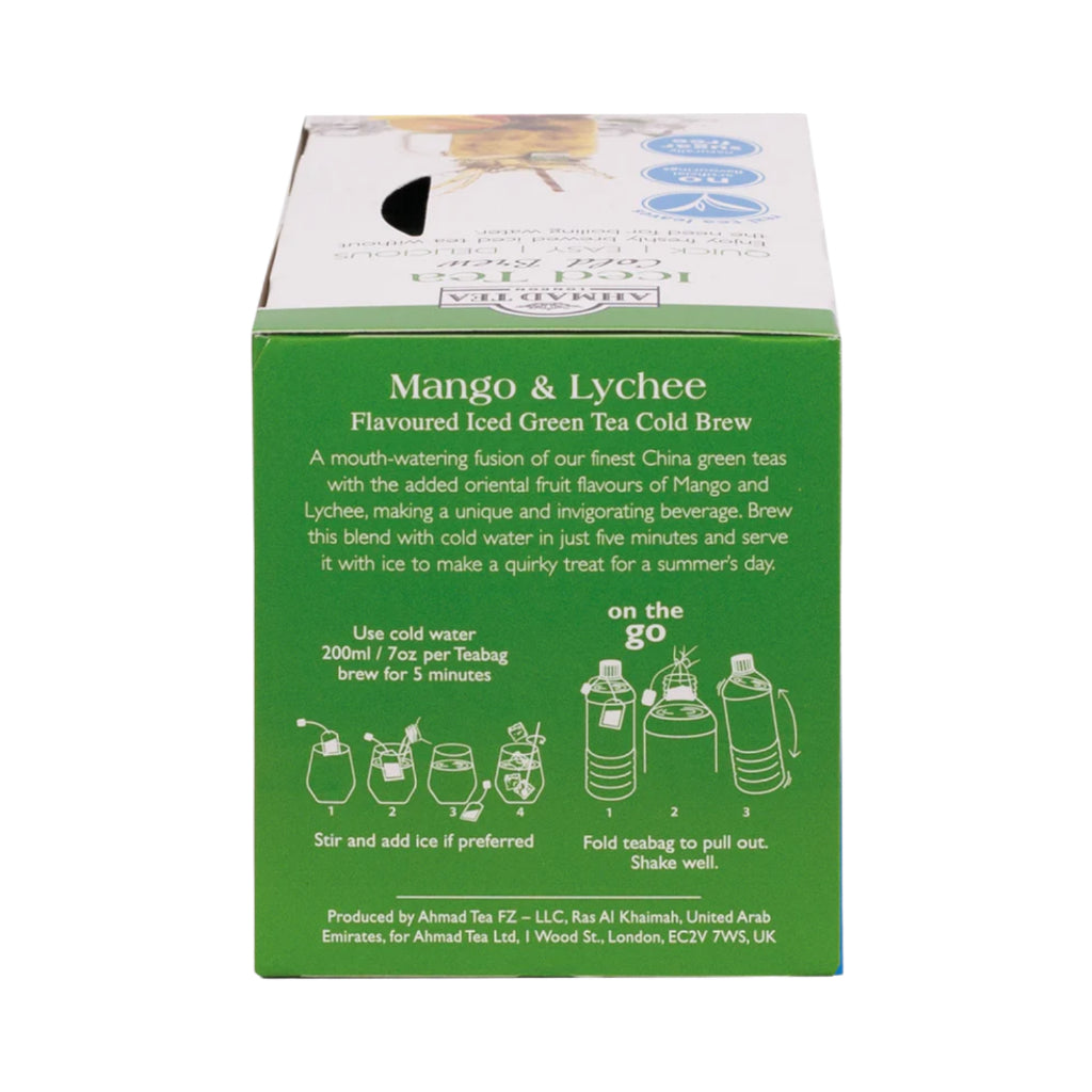 Ahmad Tea Mango & Lychee Iced Tea Cold Brew 20s @ 2gr