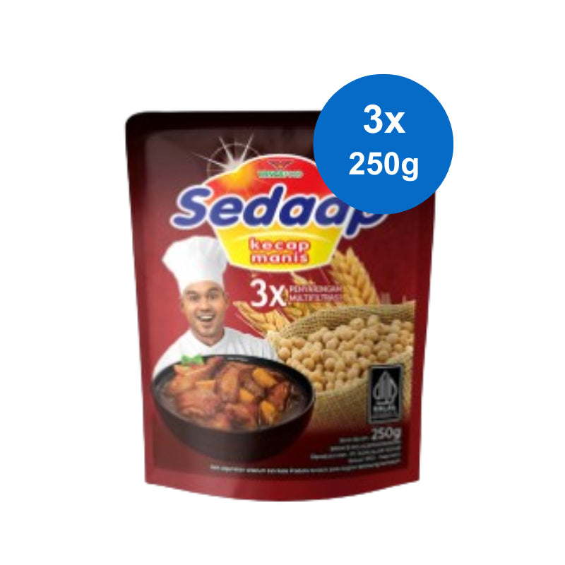 Sedaap Kecap Manis Pouch 3 x 250g