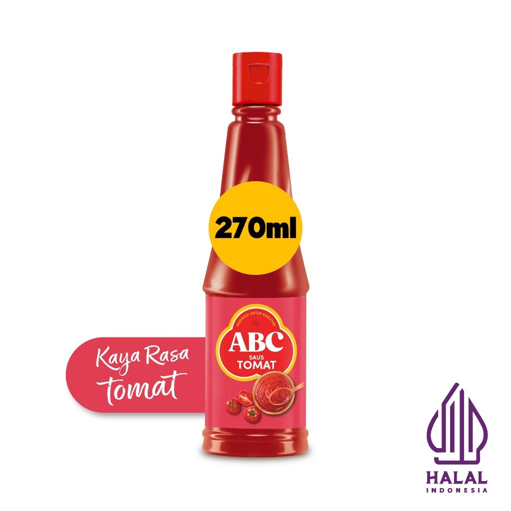 ABC Saus Tomat 270 mL & ABC Sarden Saus Cabai 155 gr