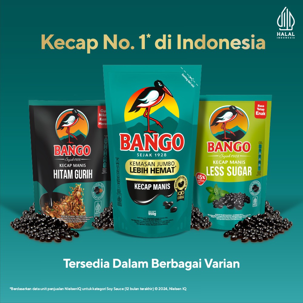 Bango Kecap Manis Refill 950g
