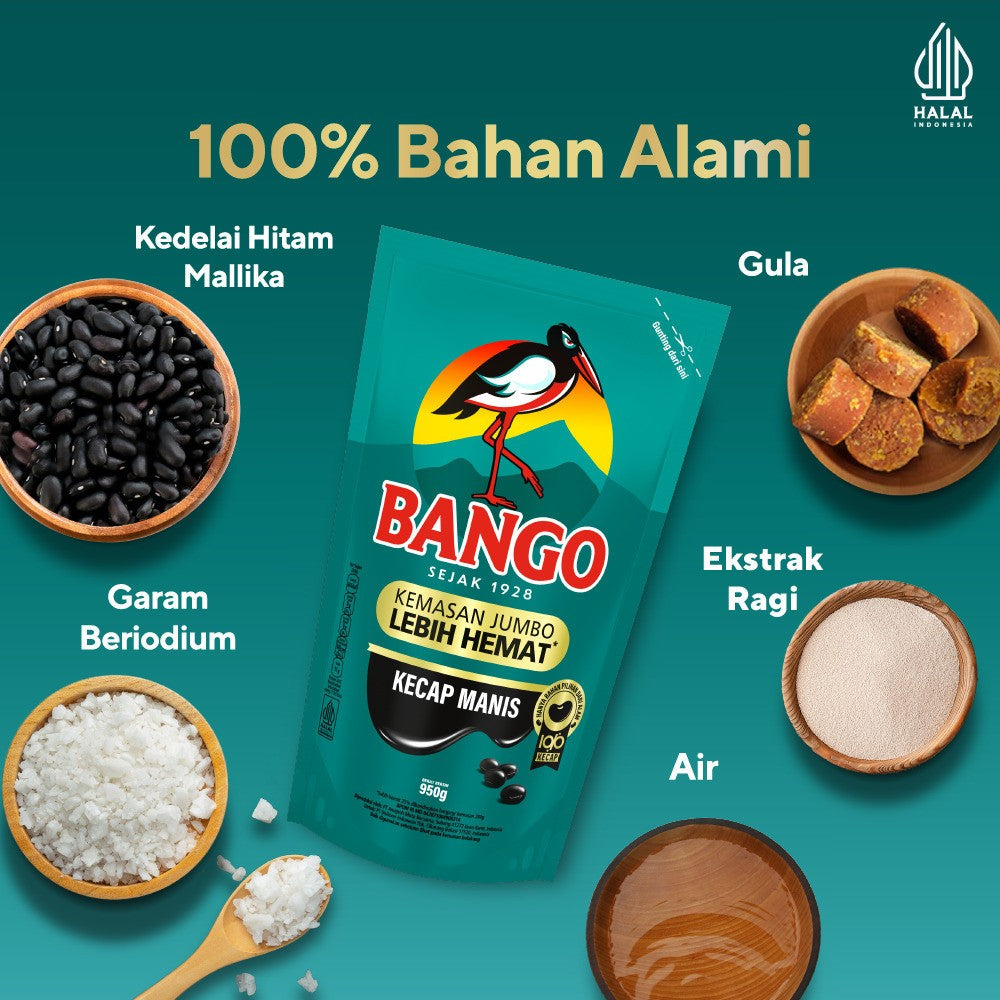 Bango Kecap Manis Refill 950g