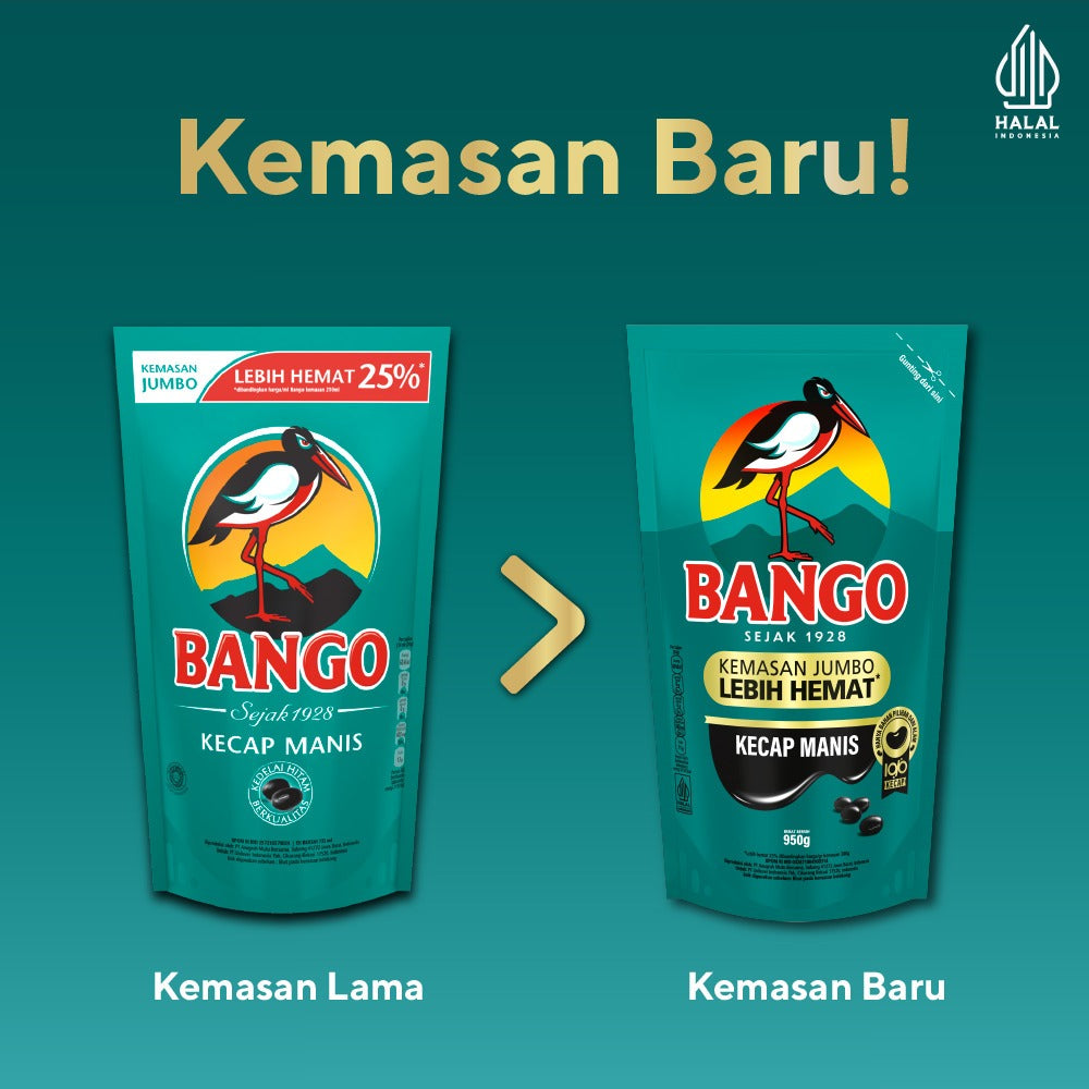 Bango Kecap Manis Refill 950g