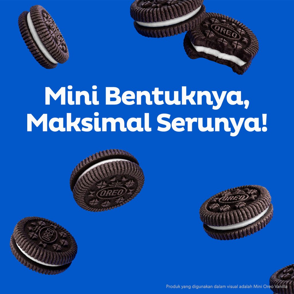 Oreo Mini Strawberry Biskuit 2 x 58.4gr