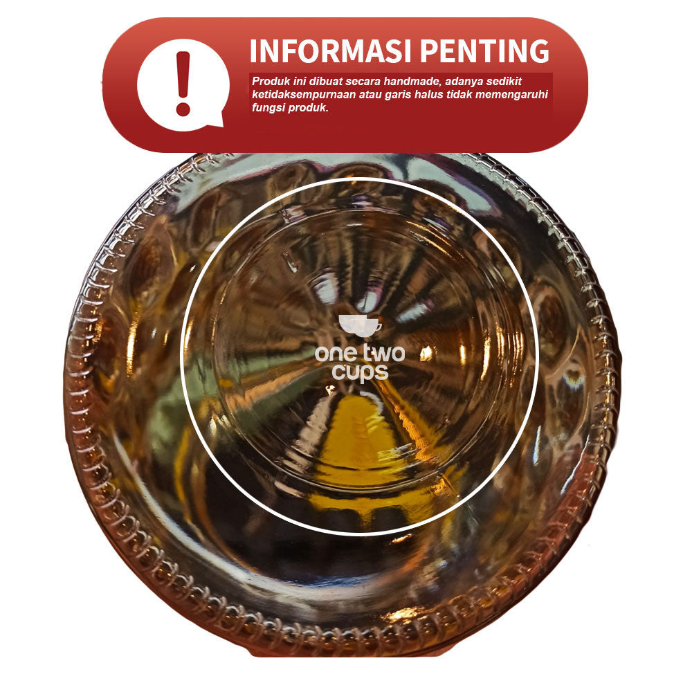 One Two Cups Toples Kaca Penyimpanan Makanan Kedap Udara 1.35L Grid - GFS138