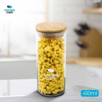 One Two Cups Toples Kaca Penyimpanan Makanan Kedap Udara Glass Jar 750ml - GH1270