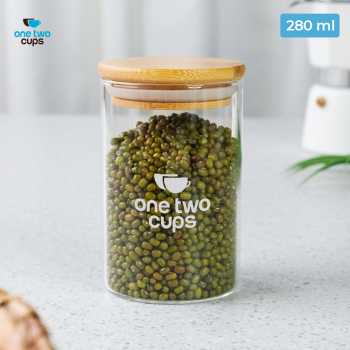 One Two Cups Toples Kaca Penyimpanan Makanan Kedap Udara Glass Jar 750ml - GH1270