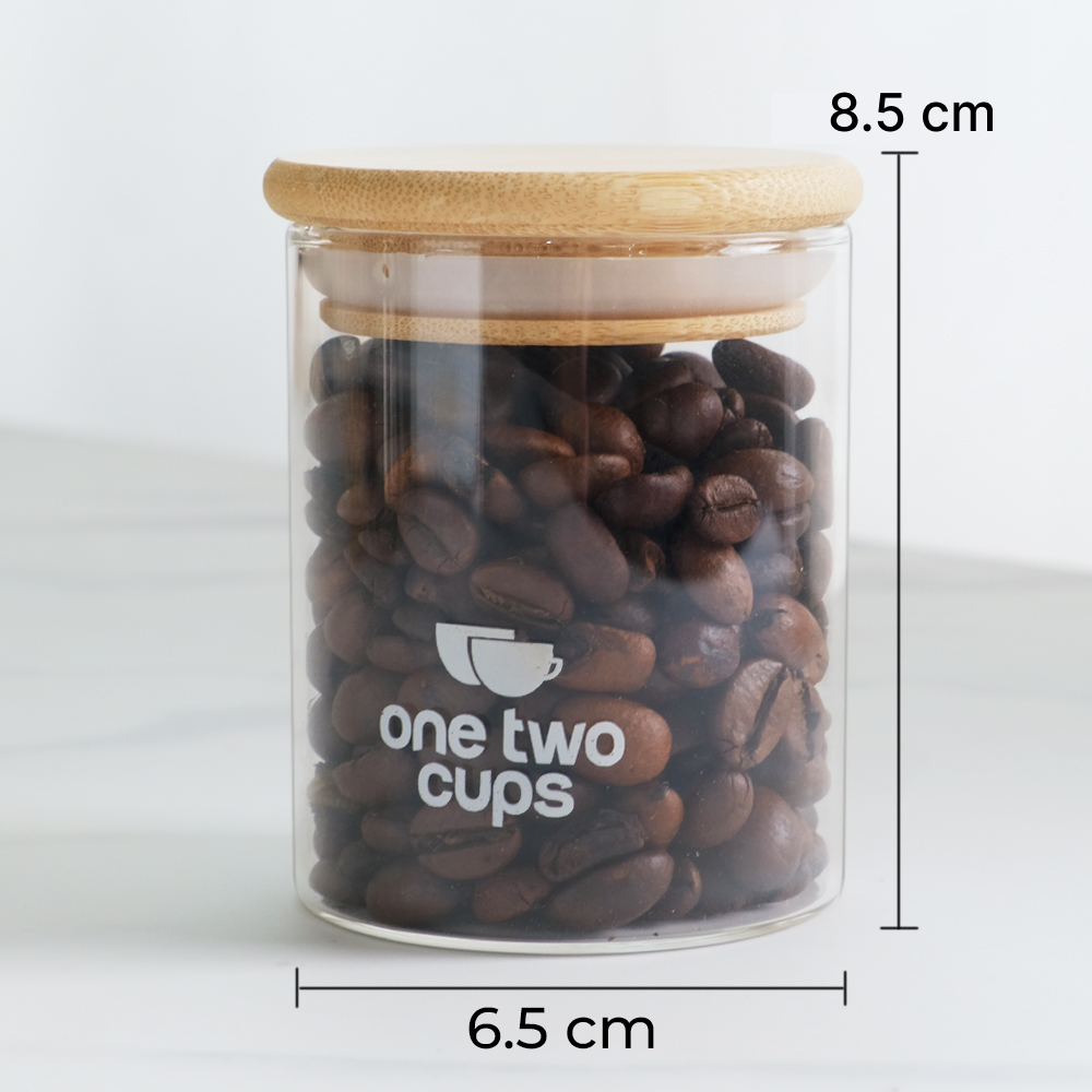 One Two Cups Toples Kaca Penyimpanan Makanan Kedap Udara Storage Jar 250ml - GH1270