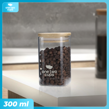 One Two Cups Toples Kaca Penyimpanan Makanan Kedap Udara Storage Jar 630ml - HC1019