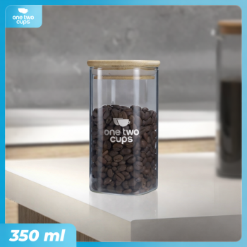 One Two Cups Toples Kaca Penyimpanan Makanan Kedap Udara Storage Jar 500ml - HC1019