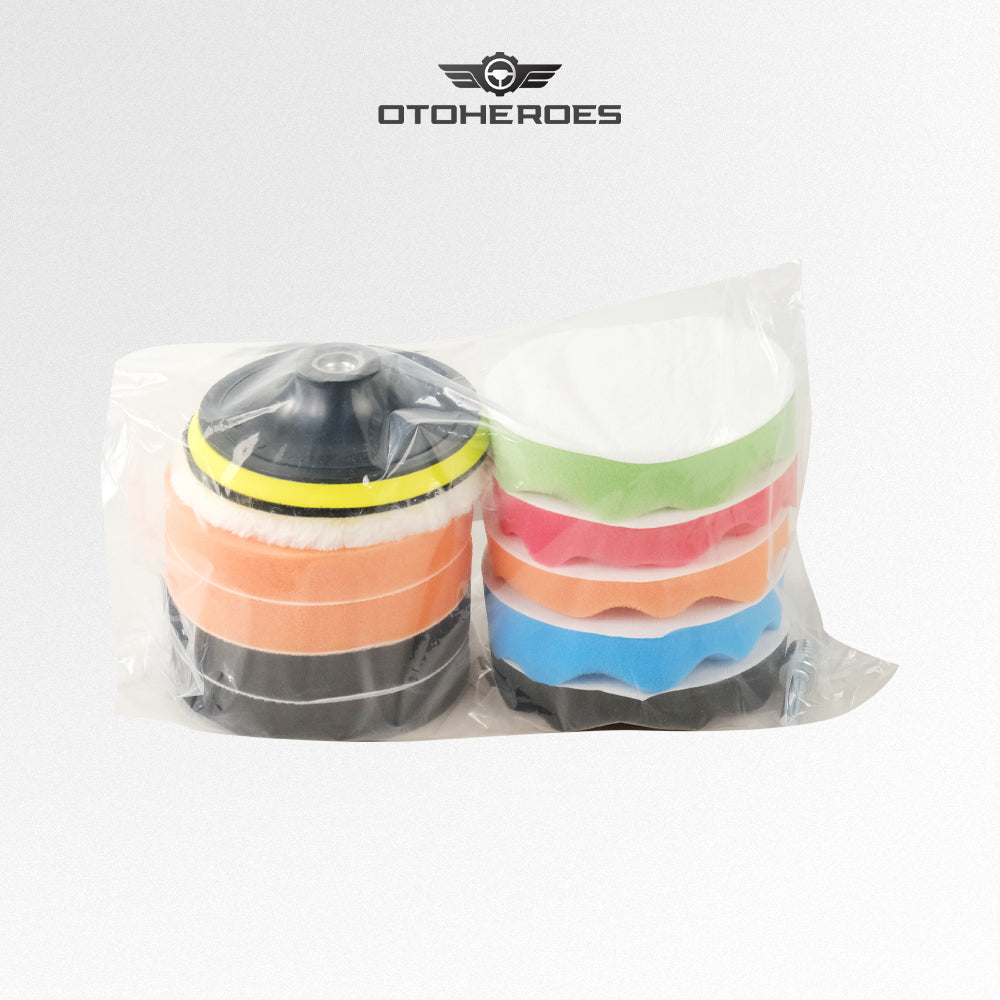 OTOHEROES Poles Mobil Sponge Polishing Set Car Buffing Pad 5Inch 10PCS - CSL2018