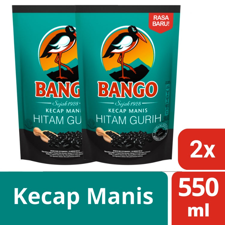 Bango Kecap Manis Hitam Gurih 550ML Twinpack