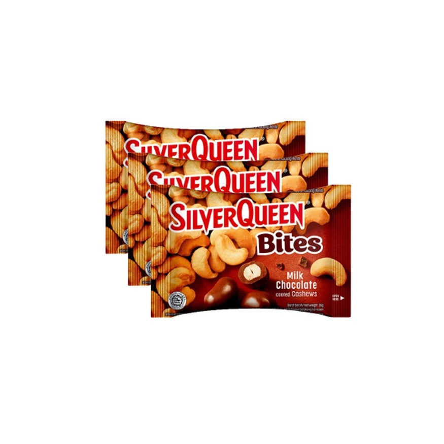Silver Queen Bites Cashew 3 x 30g