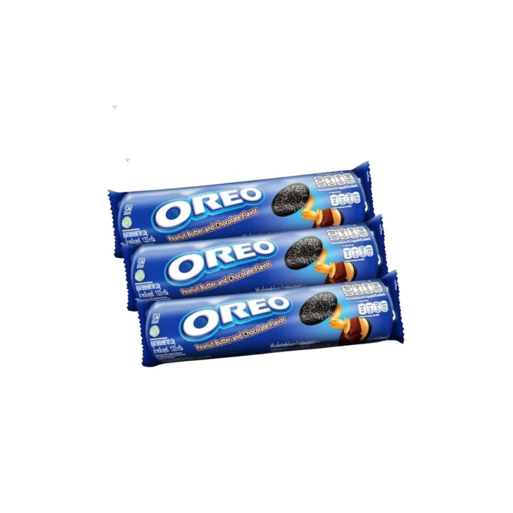 Oreo Biskuit Peanut Butter & Chocolate 3 x 110.4gr