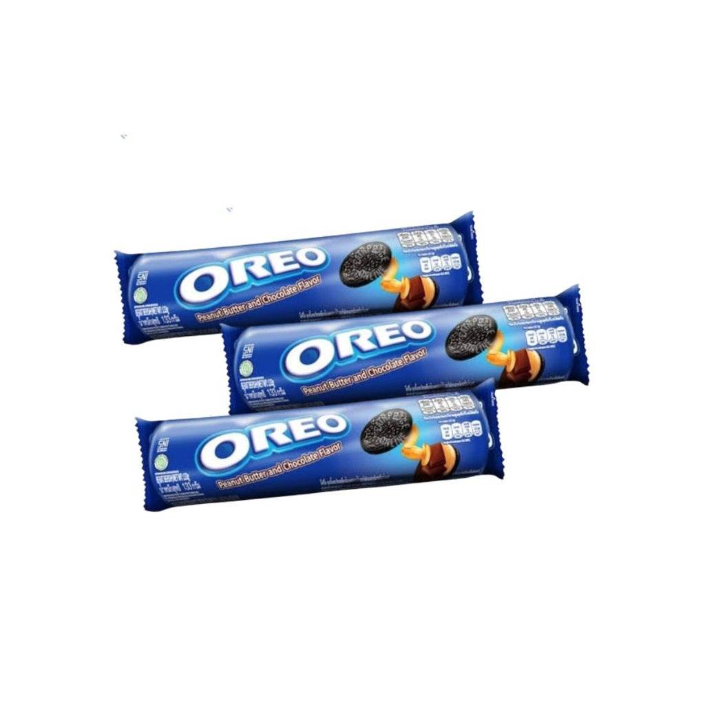 Oreo Biskuit Peanut Butter & Chocolate 3 x 110.4gr
