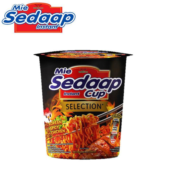 Sedaap Mi Instan Cup Korean Spicy Chicken 81gr x 2
