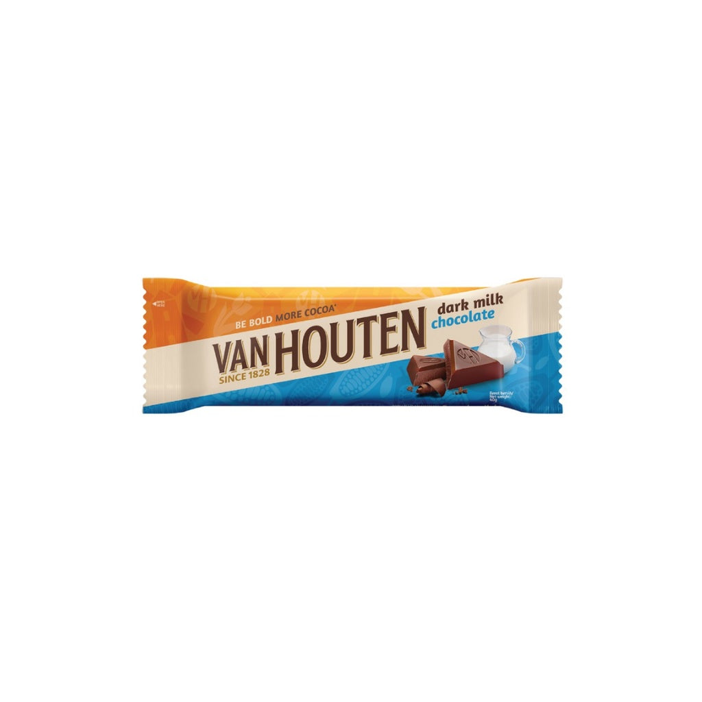 Van Houten Dark Milk Chocolate 2 x 40 gr