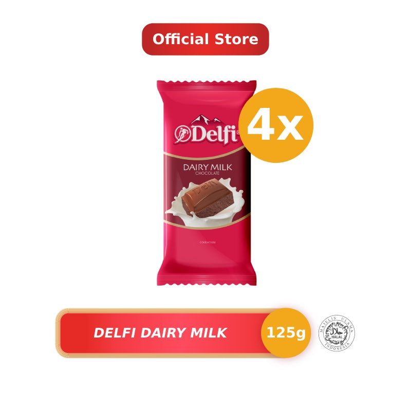 Delfi Dairy Milk 125 g x 4 pcs