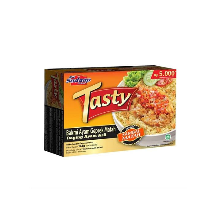 Sedaap Paket 3 - Korean Spicy 10 Pcs + Korean Spicy Soup 10 Pcs + Tasty Bakmi Ayam 5 Pcs + Tasty Ayam Geprek 5 Pcs
