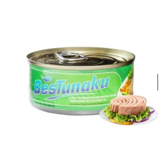 Bestunaku Tuna Potongan Dalam Minyak Sayur 3 x 150 gr