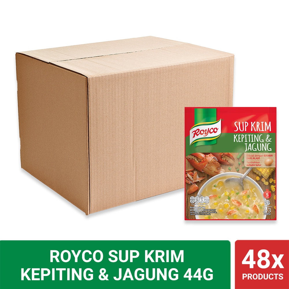 Royco Sup Krim Kepiting & Jagung 44g (Isi 48)