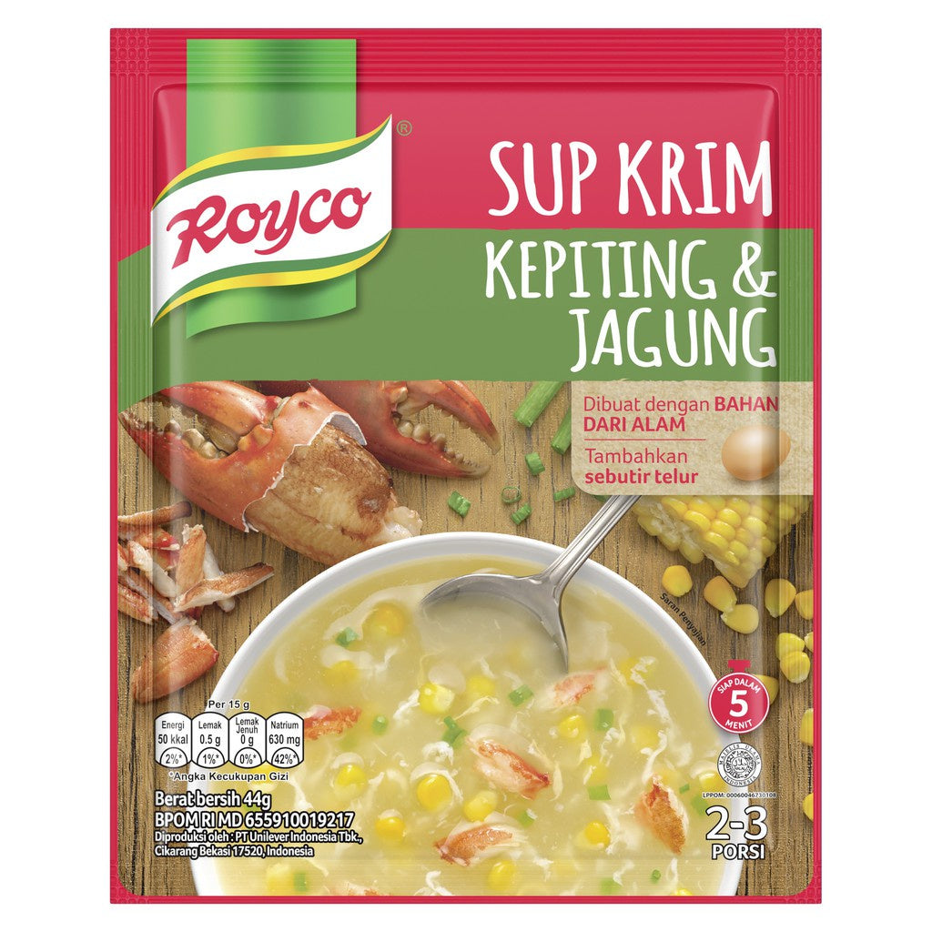 Royco Sup Krim Kepiting & Jagung 44g (Isi 48)