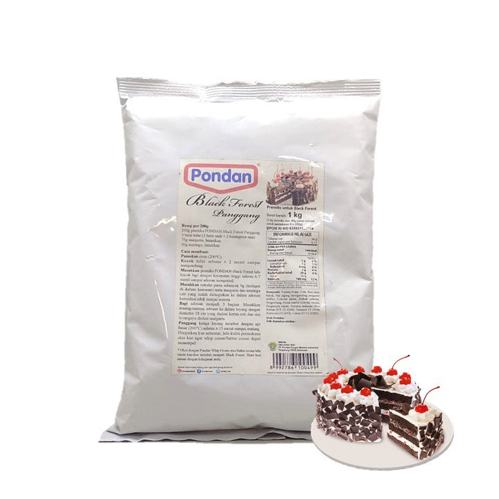 Pondan Black Forest Tepung Premiks 1 kg x 2