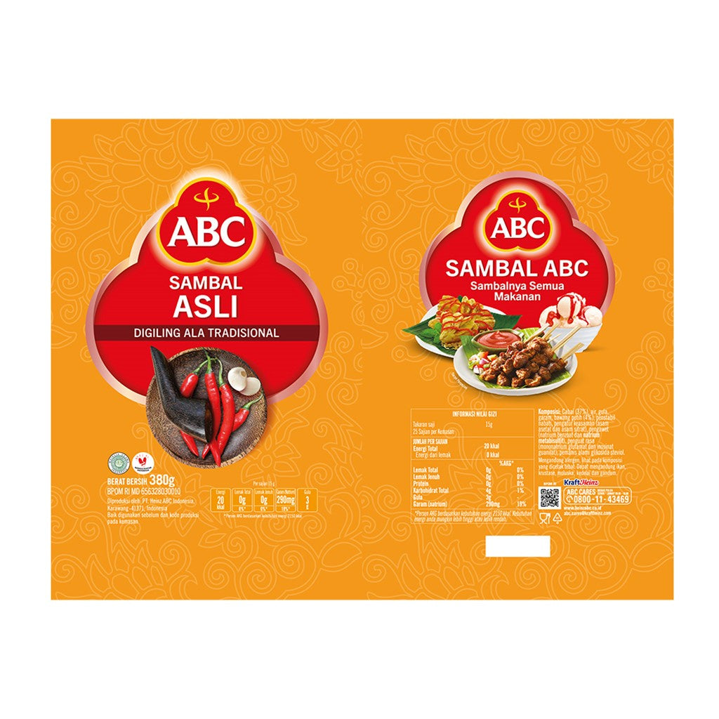 ABC Sambal Asli 380 gr x 4