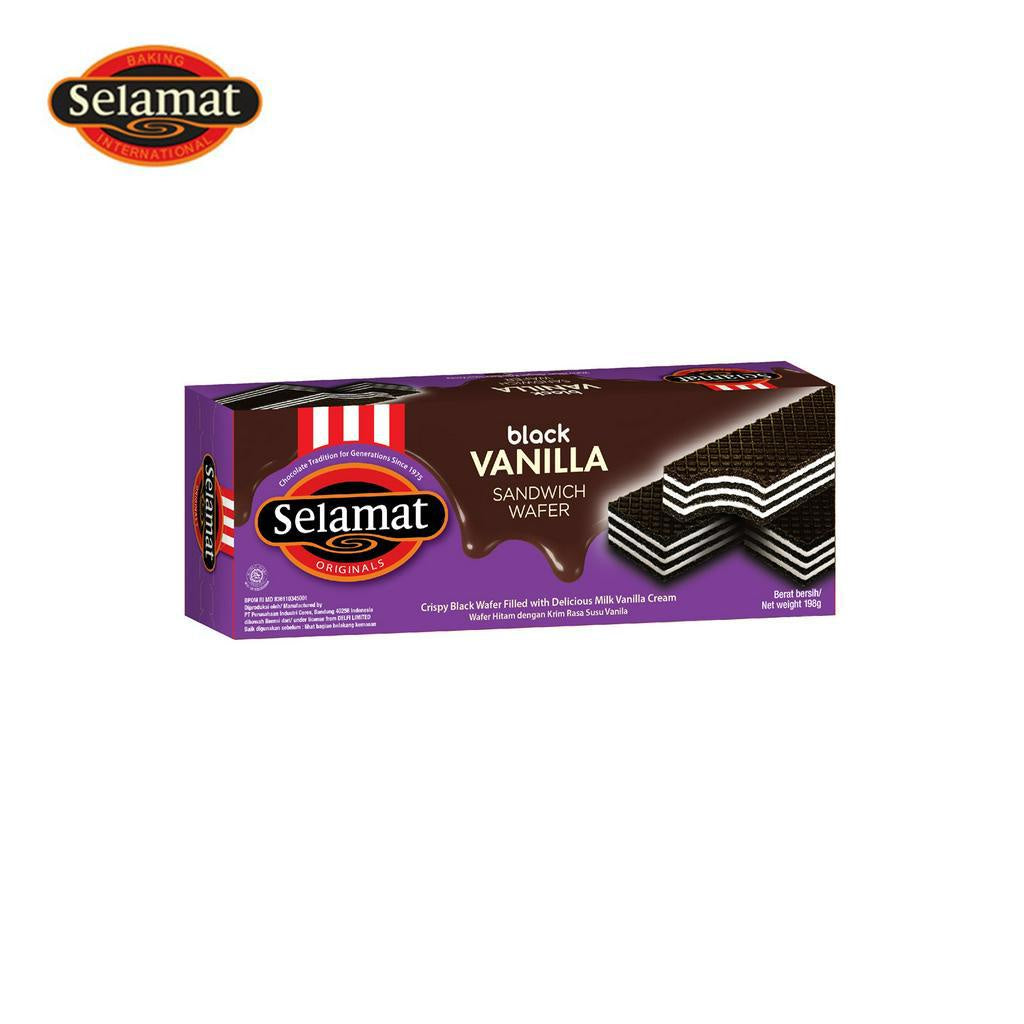 Selamat Wafer Black Vanilla 4 x 145 gr