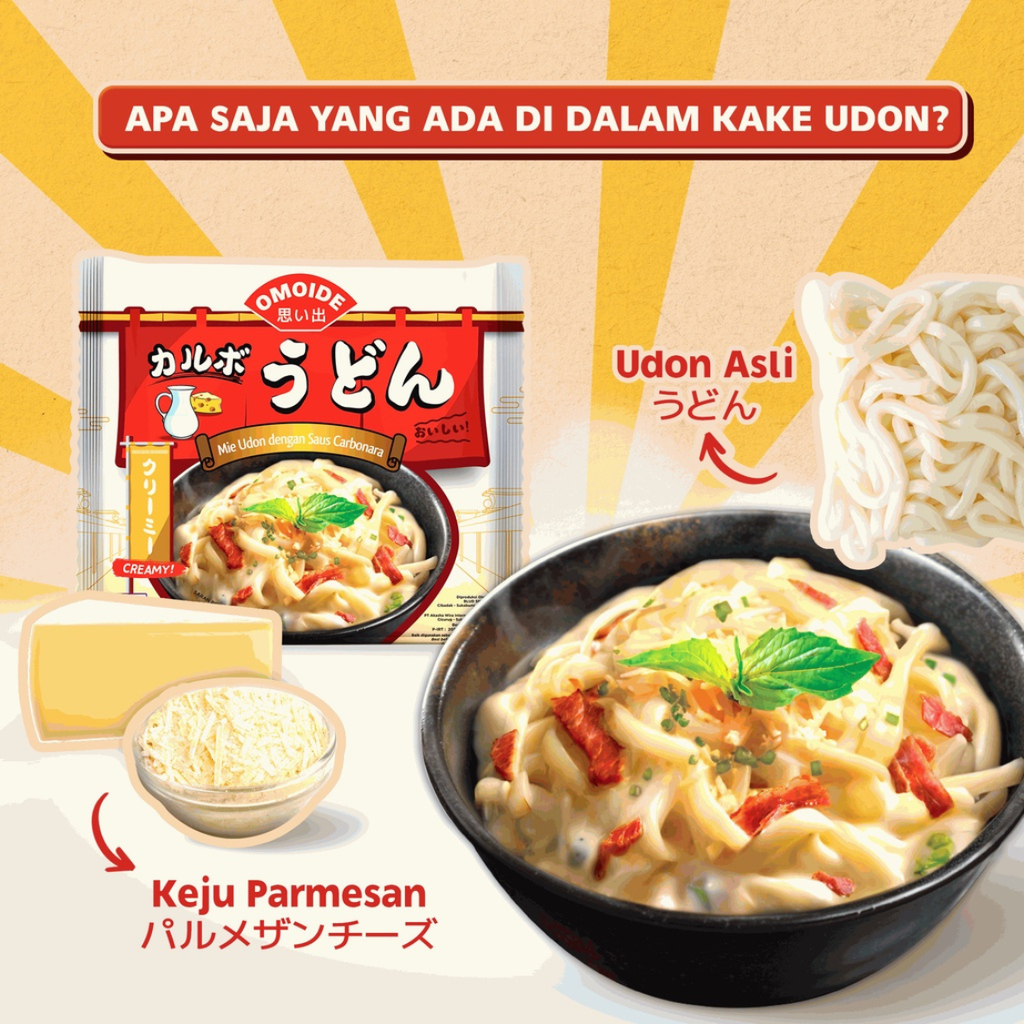 Omoide Carbonara Udon 260gr