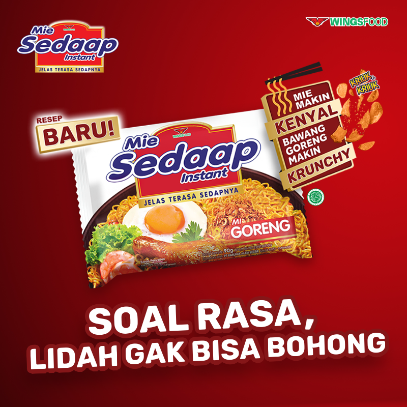 Sedaap Mie Instan Goreng Isi 5 Bag 90 gr