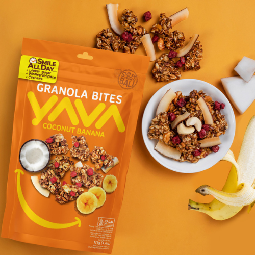 YAVA Granola Bites Coconut Banana 125g