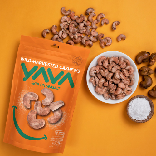 YAVA Cashew Skin-On SeaSalt 275g