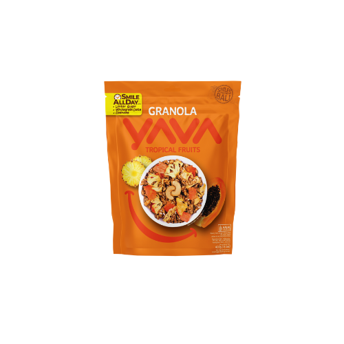 YAVA Granola Tropical Fruits 400g