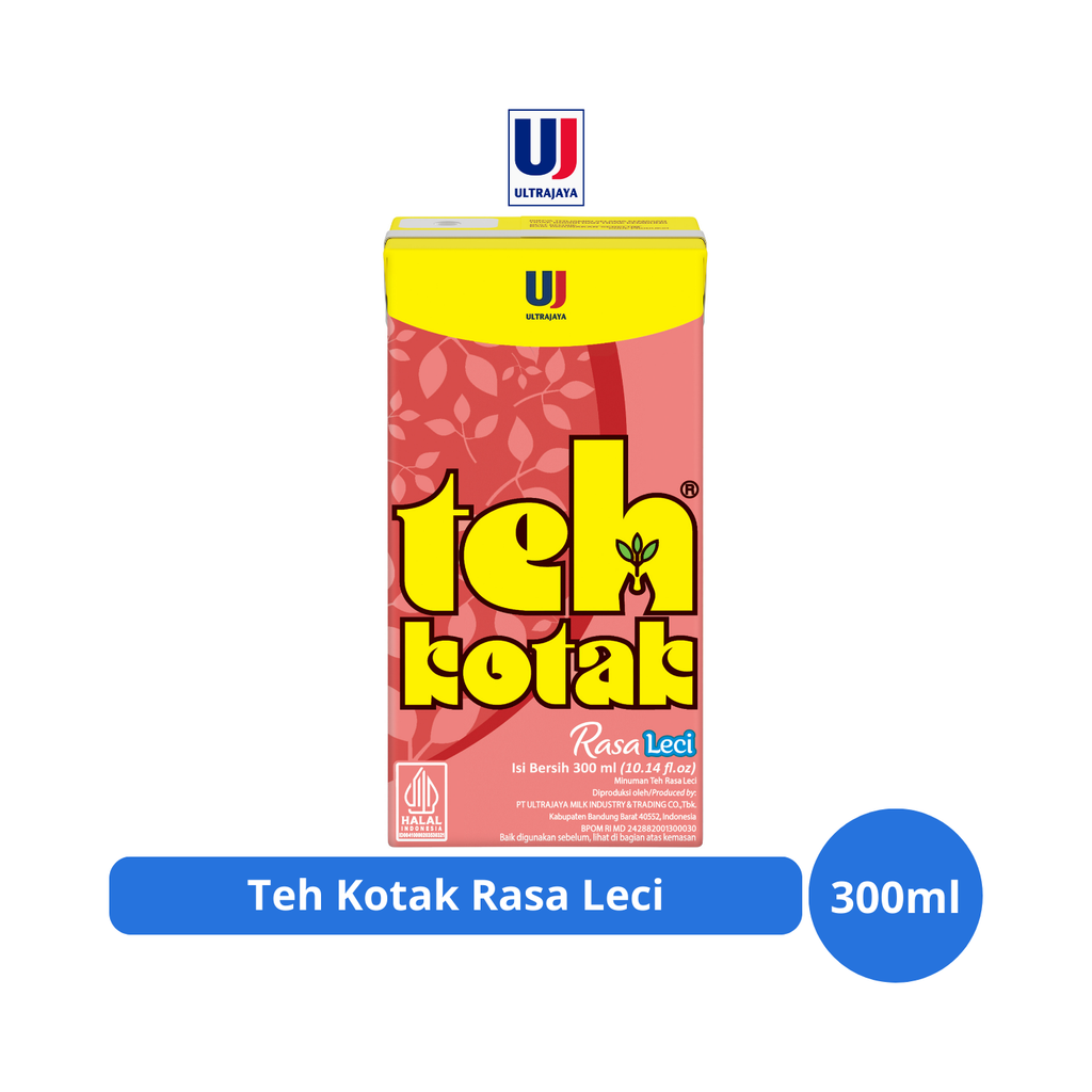 Teh Kotak Rasa Leci 300ml
