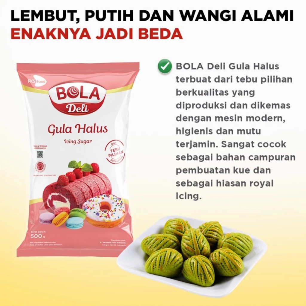 BOLA Deli Gula Halus 1kg