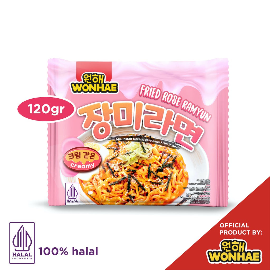 Wonhae Fried Rose Ramyun 120gr