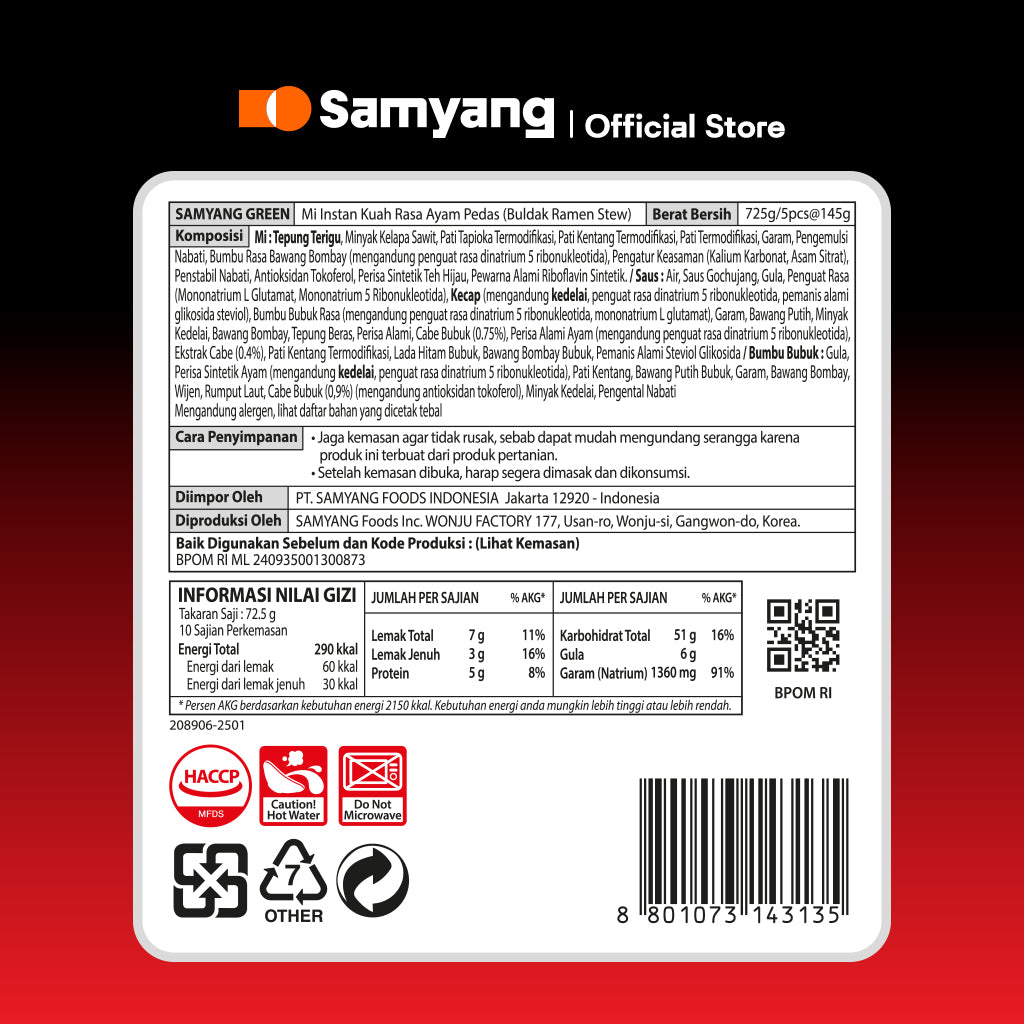 (Multi) Samyang Buldak Ramen Stew