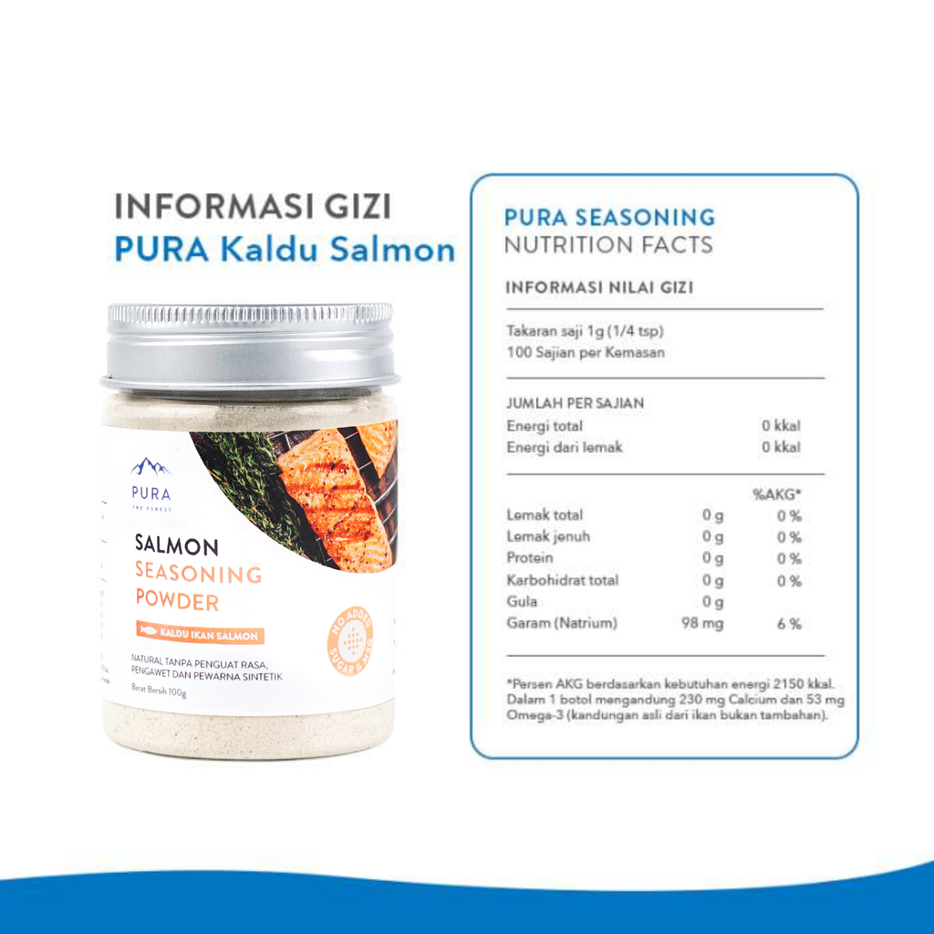 PURA Kaldu Ikan Salmon 100gr
