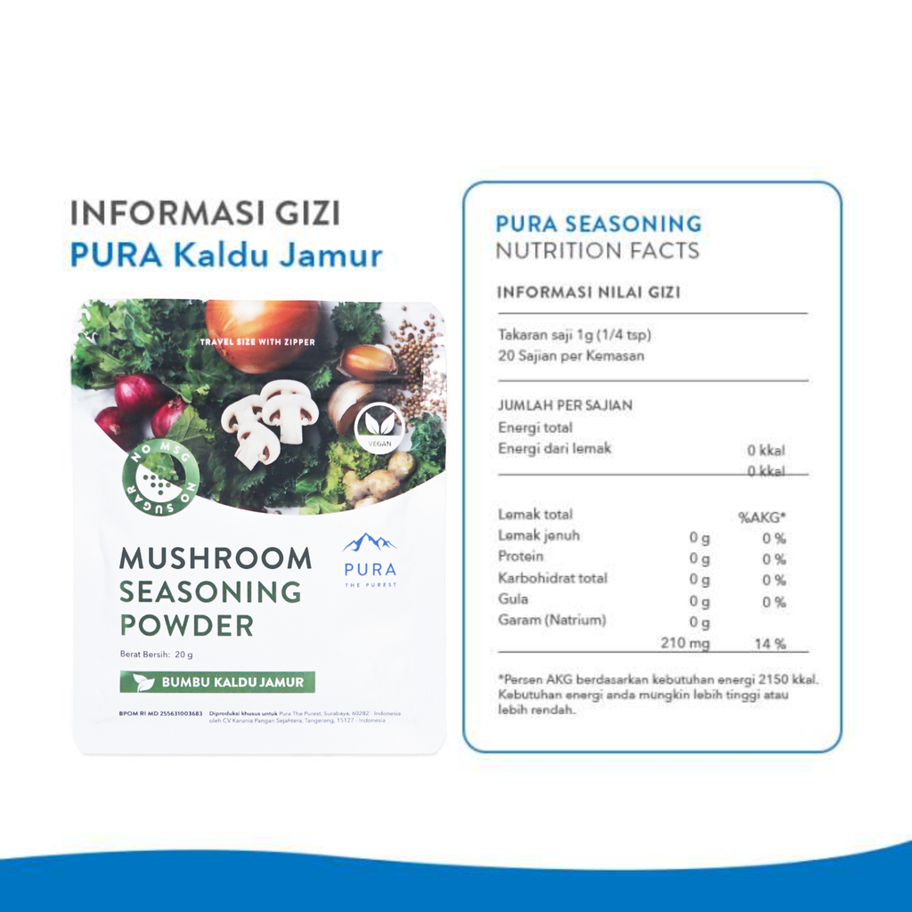 PURA Kaldu Jamur 20gr