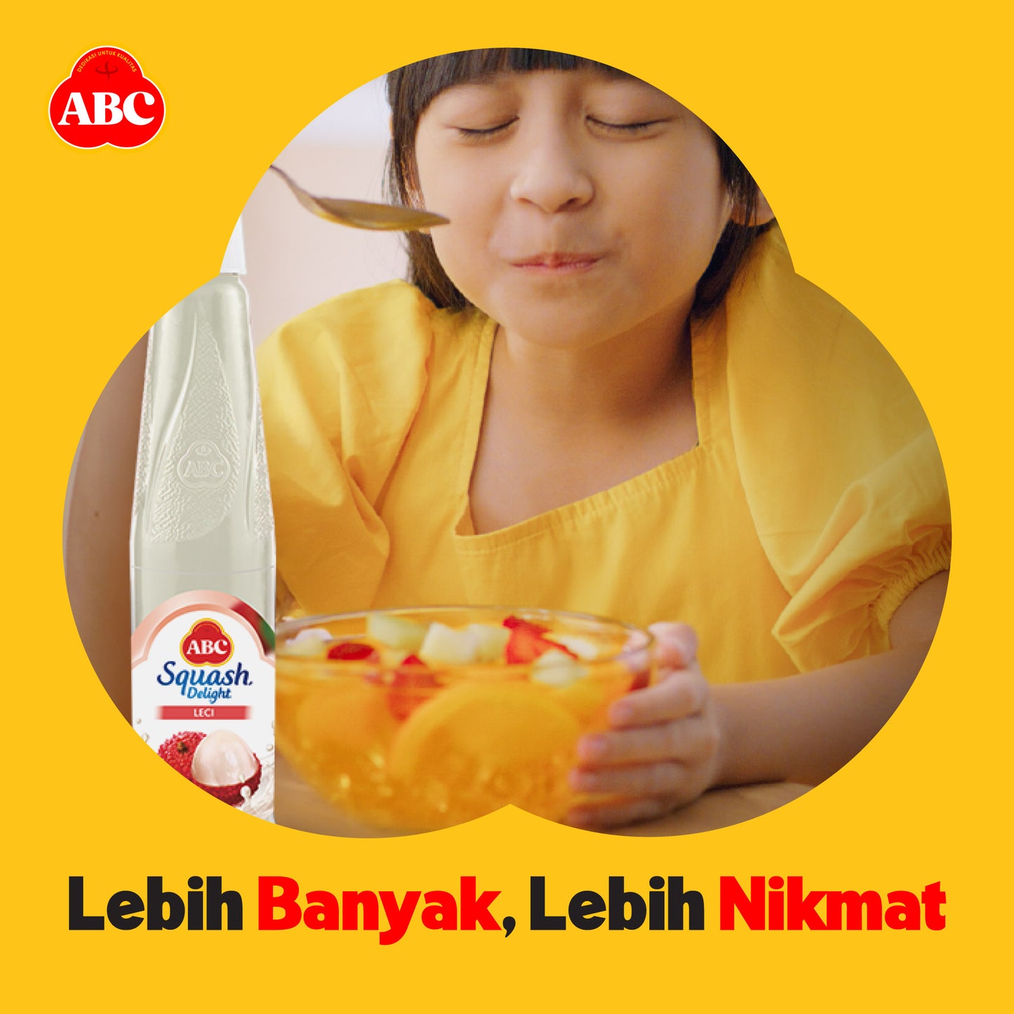 ABC Sirup Squash Delight Leci 425 mL