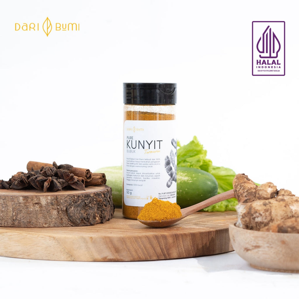 Bumbu Kunyit Bubuk 50 gr Dari Bumi