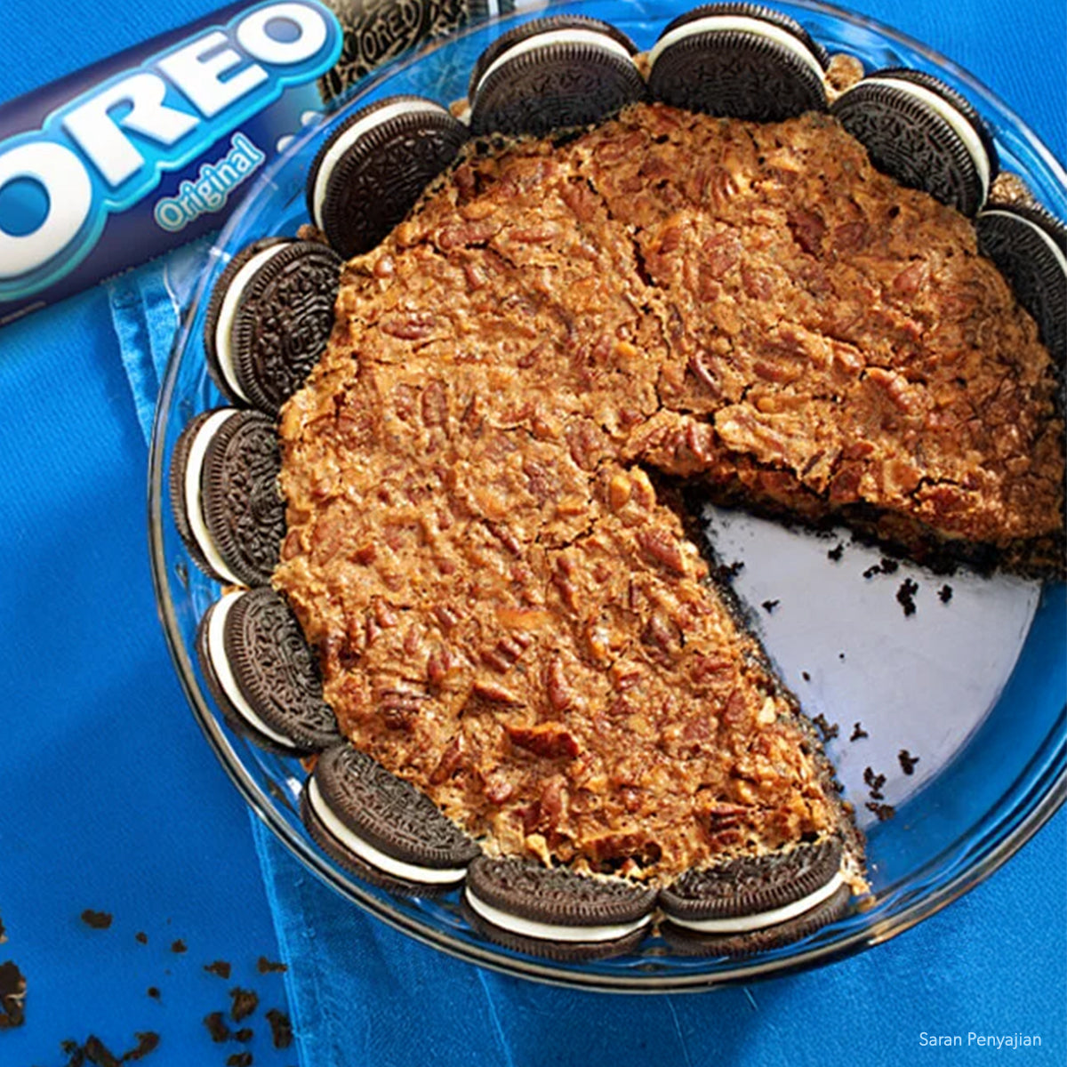 Oreo Original 110.4g, Biskuit Sandwich Cokelat dengan Krim Rasa Vanila