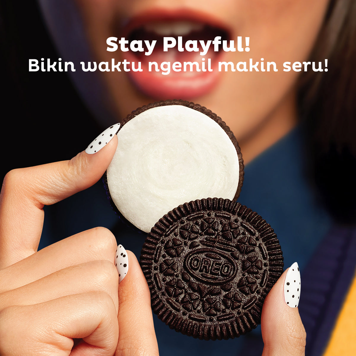 Oreo Original 110.4g, Biskuit Sandwich Cokelat dengan Krim Rasa Vanila
